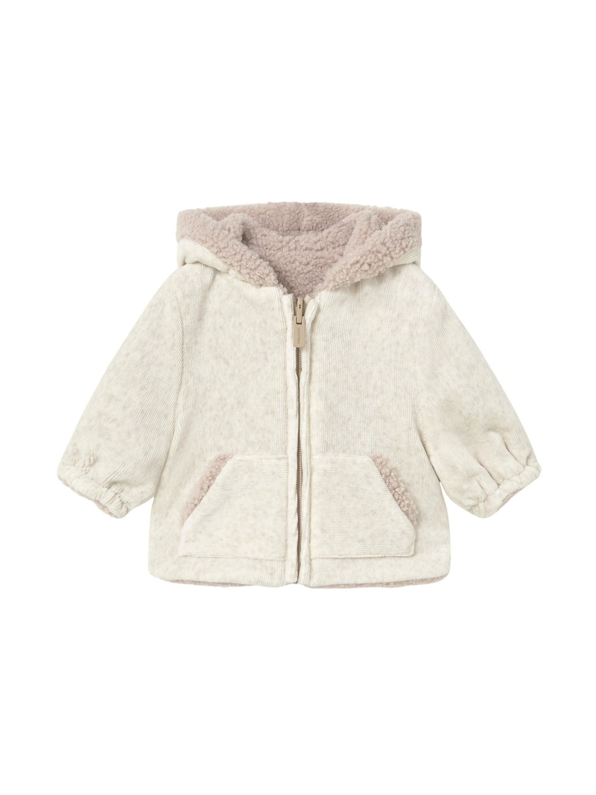 Casaco reversivel Milk vig (Bege)  para Bebé Menino - Mayoral