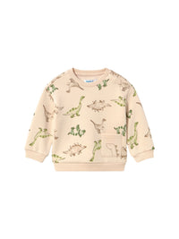 Sweat estampada dinossauros Light topo (Tijolo)  para Bebé Menino - Mayoral
