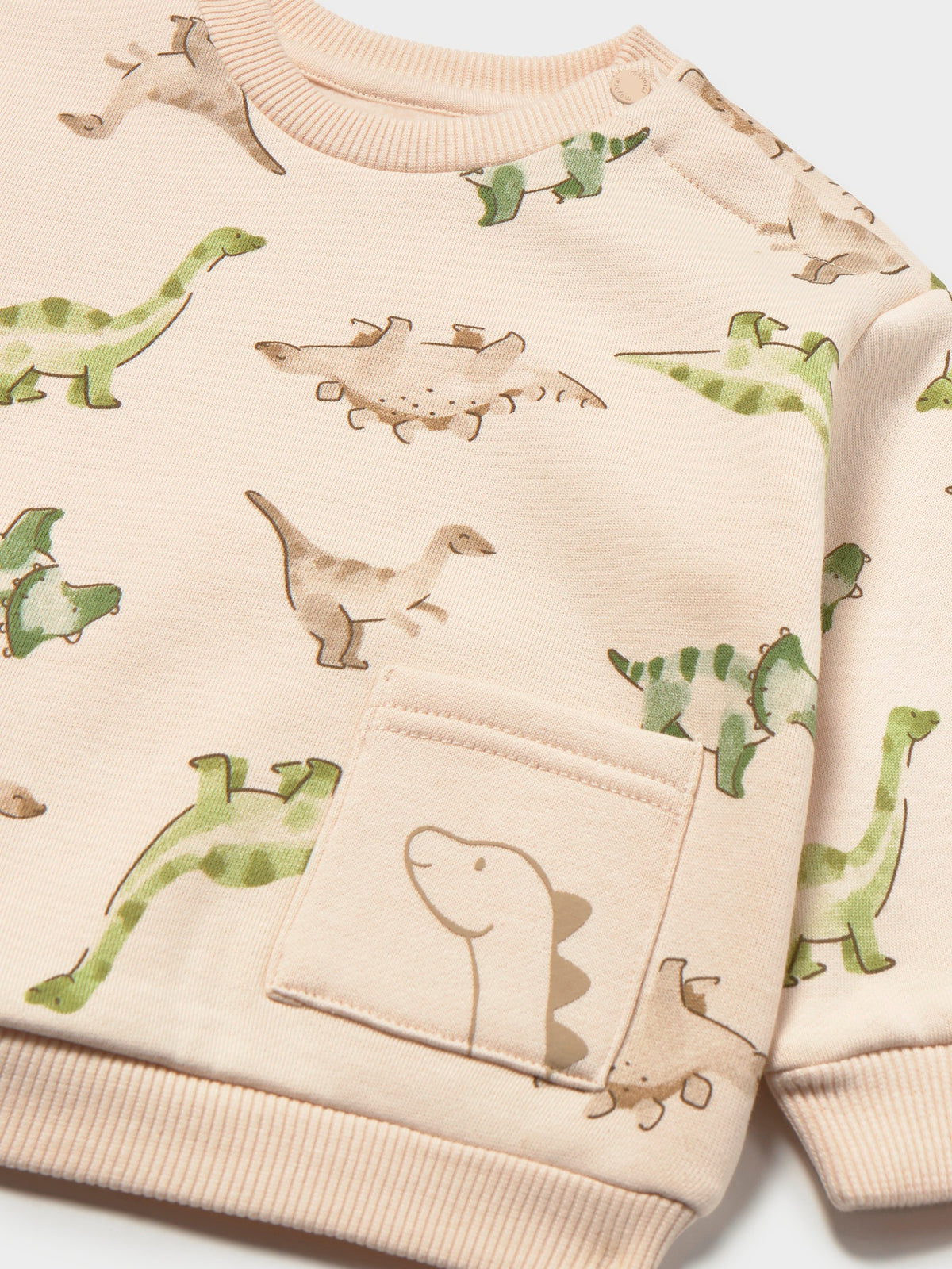 Sweat estampada dinossauros Light topo (Tijolo)  para Bebé Menino - Mayoral