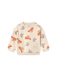 Sweat estampada dinossauros Tofu vig (Bege)  para Bebé Menino - Mayoral