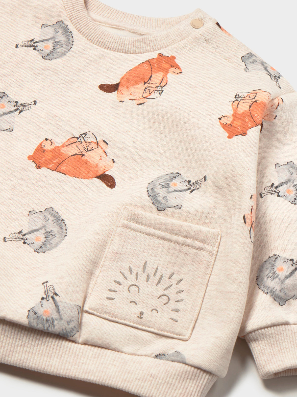Sweat estampada dinossauros Tofu vig (Bege)  para Bebé Menino - Mayoral