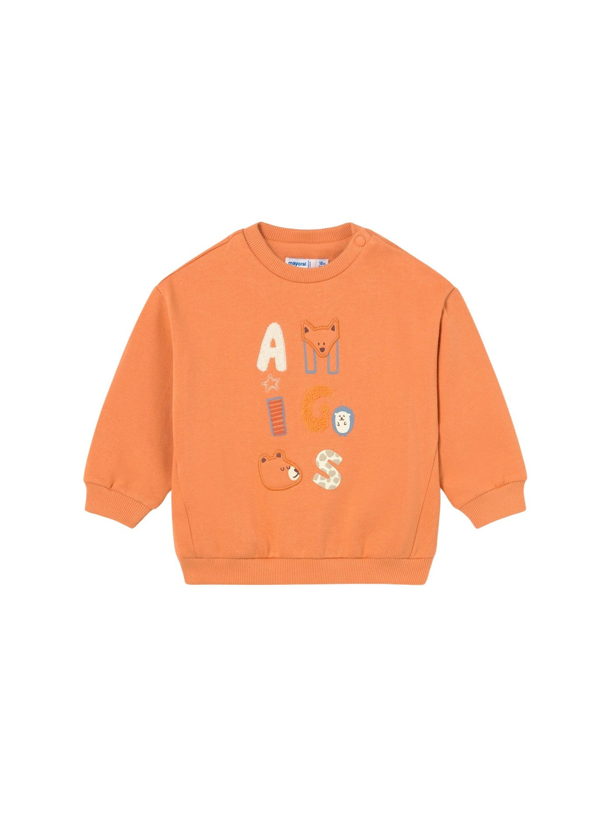 Sweat sem carapuço Nectar (Laranja)  para Bebé Menino - Mayoral