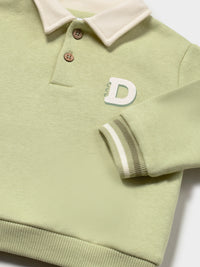 Sweat gola tipo polo Oregano (Verde seco)  para Bebé Menino - Mayoral