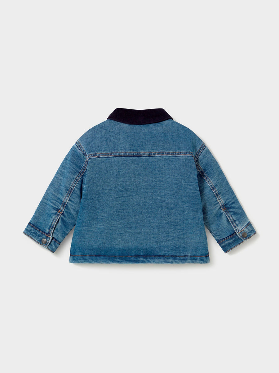 Blusão soft denim acolchoado Base (Ganga)  para Bebé Menino - Mayoral