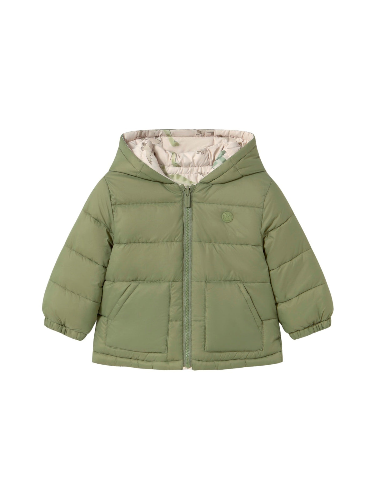 Blusão soft reversivel Loureiro (Azeitona)  para Bebé Menino - Mayoral