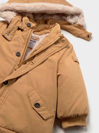 Parka Bolacha (Castanho Claro)  para Bebé Menino - Mayoral