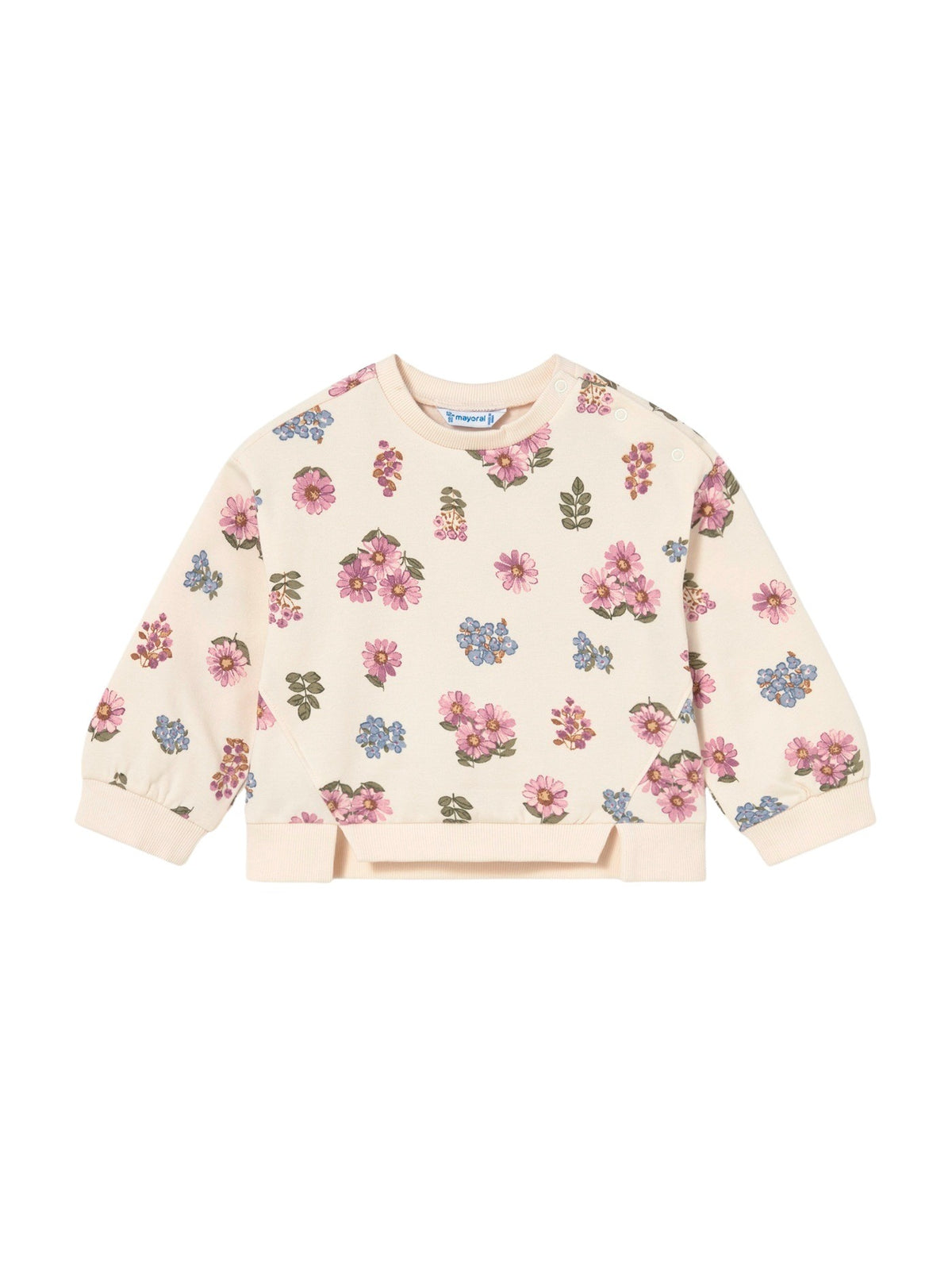 Sweat felpa Soja (Creme / Pérola)  para Bebé Menina - Mayoral