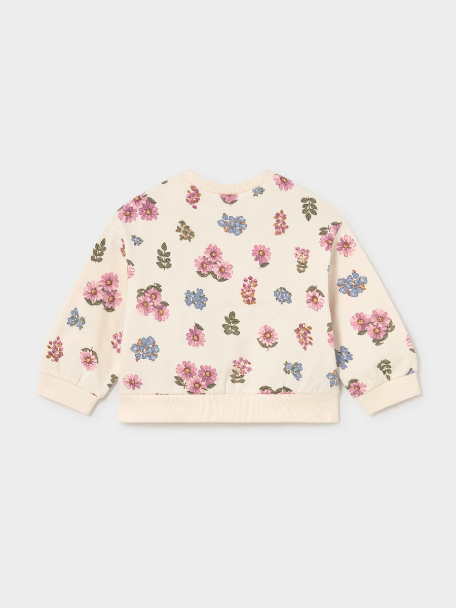 Sweat felpa Soja (Creme / Pérola)  para Bebé Menina - Mayoral