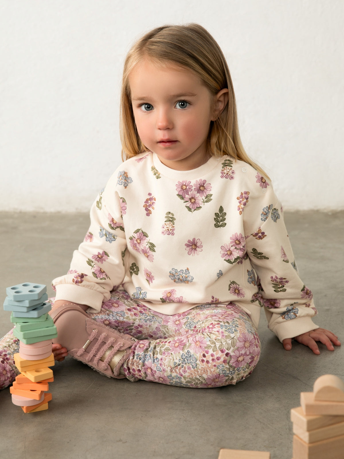Sweat felpa Soja (Creme / Pérola)  para Bebé Menina - Mayoral