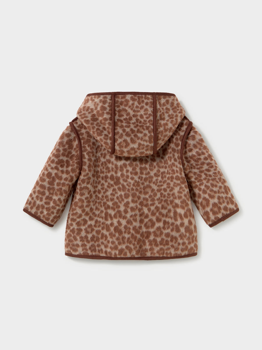 Casaco jacquard Nóz (Castanho Claro)  para Bebé Menina - Mayoral