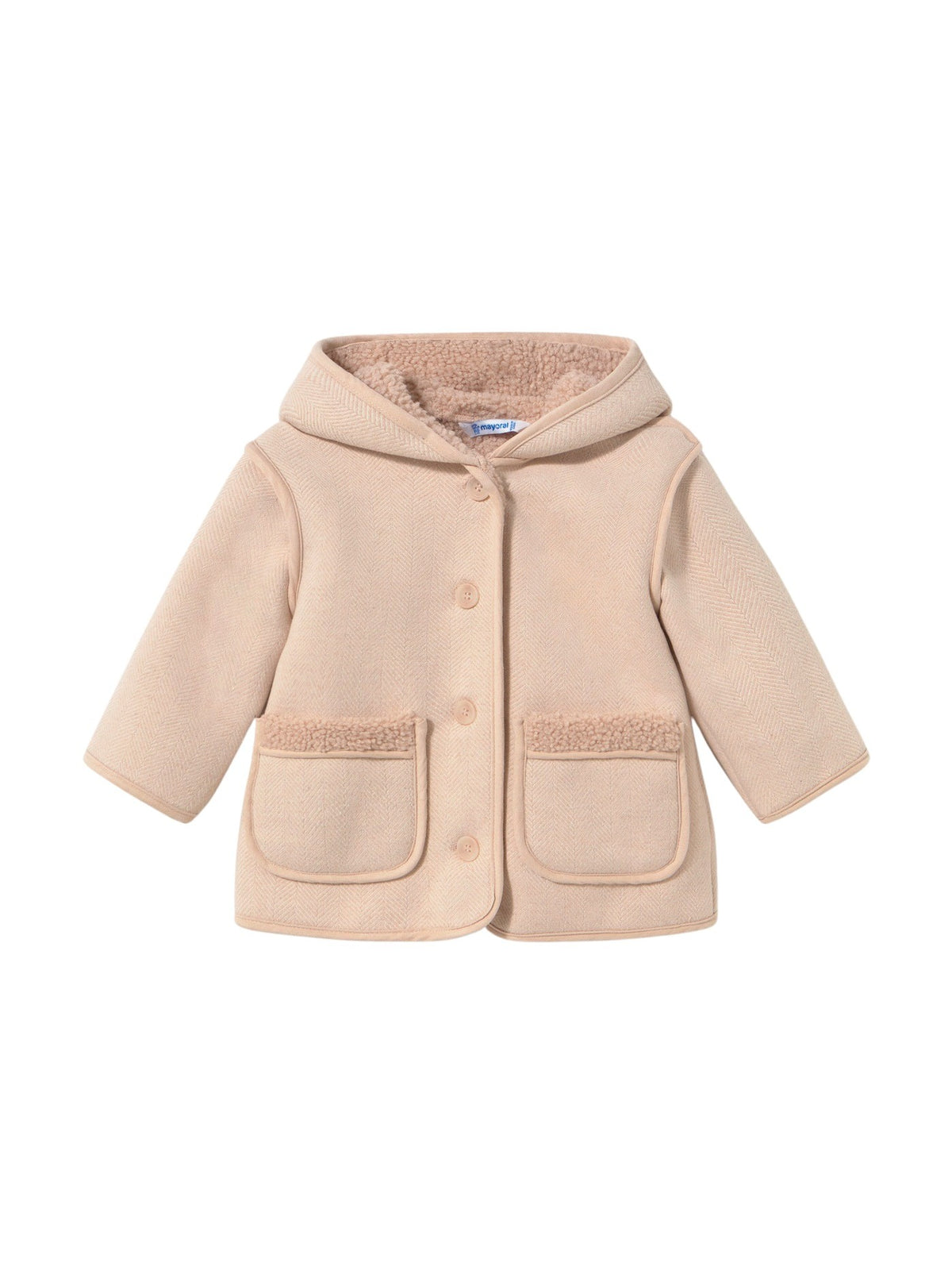 Casaco jacquard Tofu (Bege)  para Bebé Menina - Mayoral