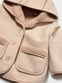 Casaco jacquard Tofu (Bege)  para Bebé Menina - Mayoral
