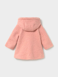 Casaco com capuz Petisui (Rosa Bébé)  para Bebé Menina - Mayoral