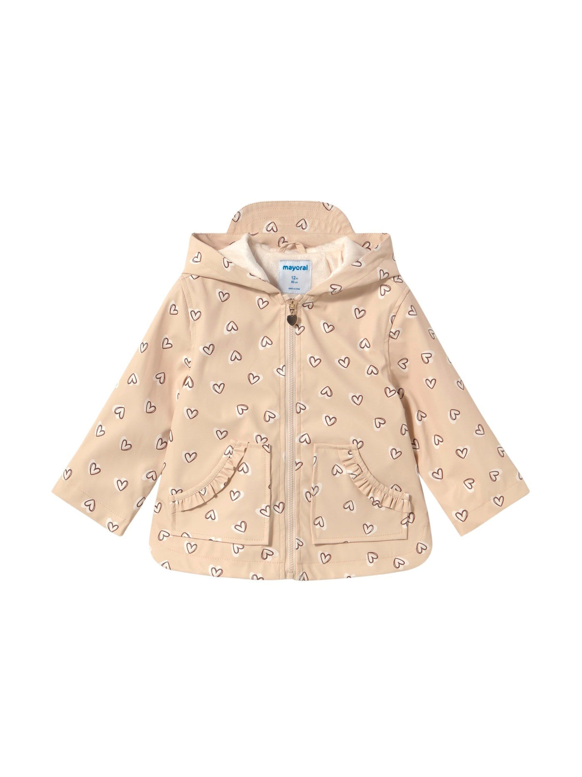 Capa de chuva estampada Biscuit (Castanho)  para Bebé Menina - Mayoral