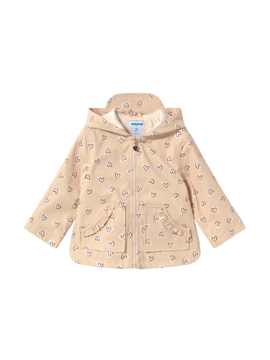 Capa de chuva estampada Biscuit (Castanho)  para Bebé Menina - Mayoral