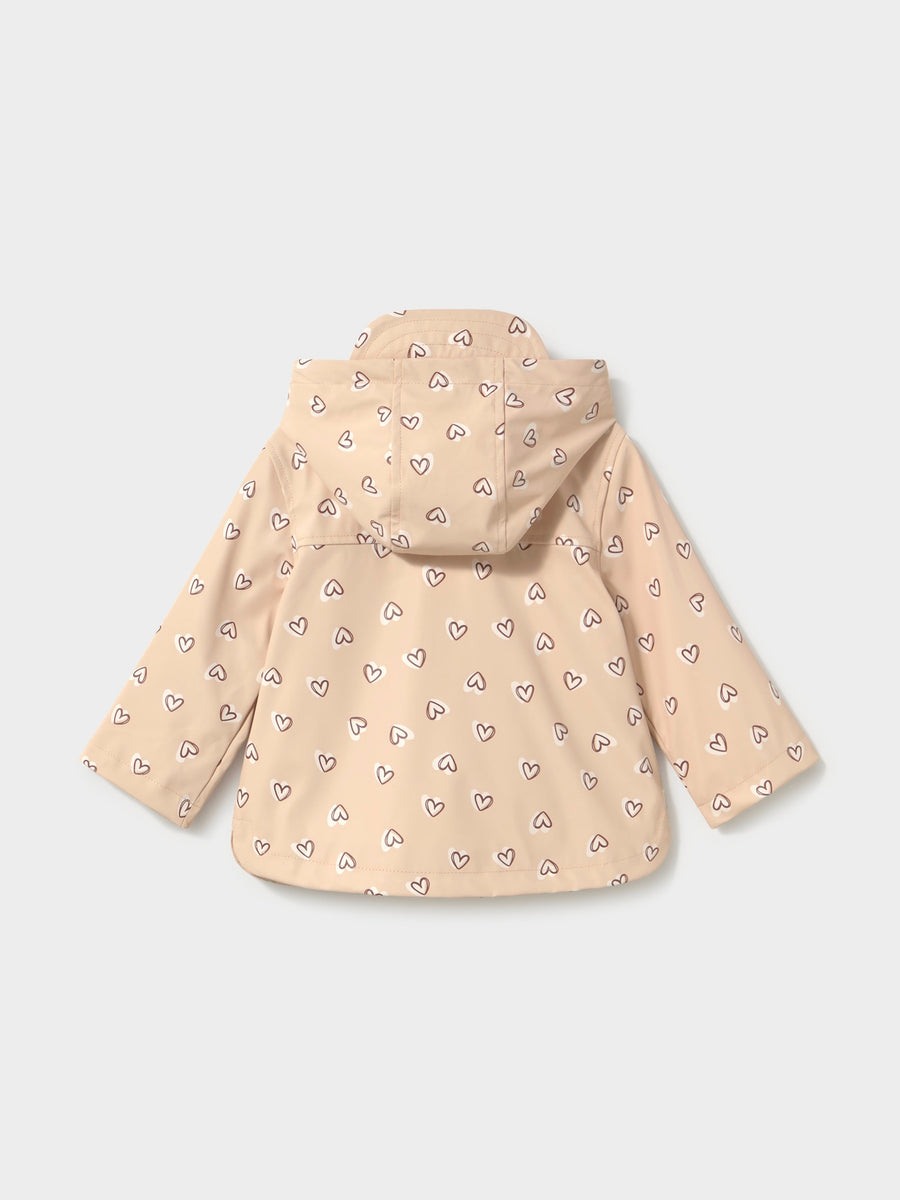 Capa de chuva estampada Biscuit (Castanho)  para Bebé Menina - Mayoral