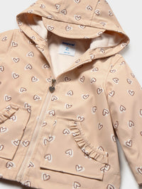 Capa de chuva estampada Biscuit (Castanho)  para Bebé Menina - Mayoral