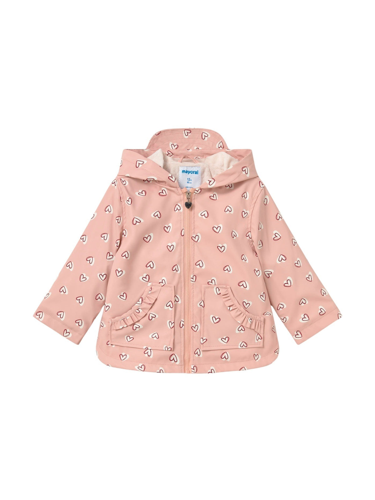 Capa de chuva estampada Petisui (Rosa Bébé)  para Bebé Menina - Mayoral