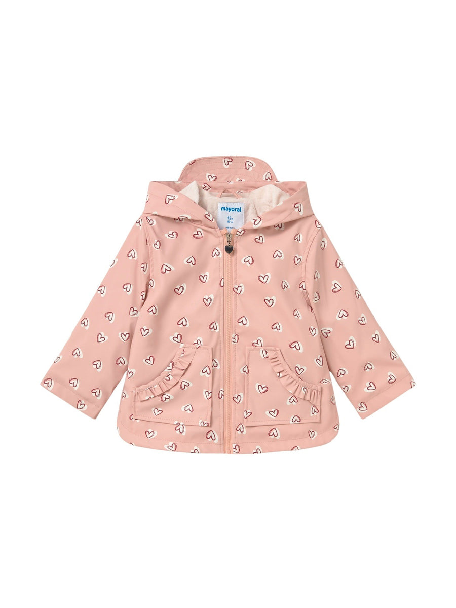 Capa de chuva estampada Petisui (Rosa Bébé)  para Bebé Menina - Mayoral