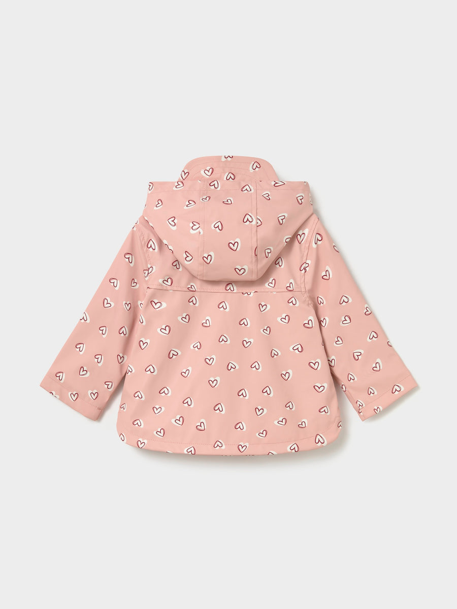 Capa de chuva estampada Petisui (Rosa Bébé)  para Bebé Menina - Mayoral