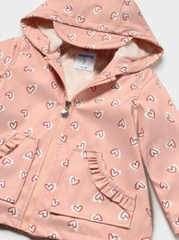 Capa de chuva estampada Petisui (Rosa Bébé)  para Bebé Menina - Mayoral