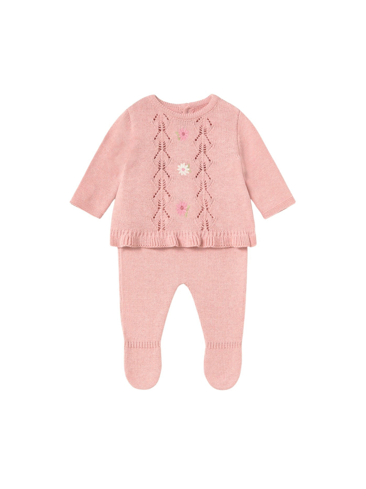 Conj.polainas tricot Rosa b vig (Rosa Bébé)  para Bebé Menina - Mayoral