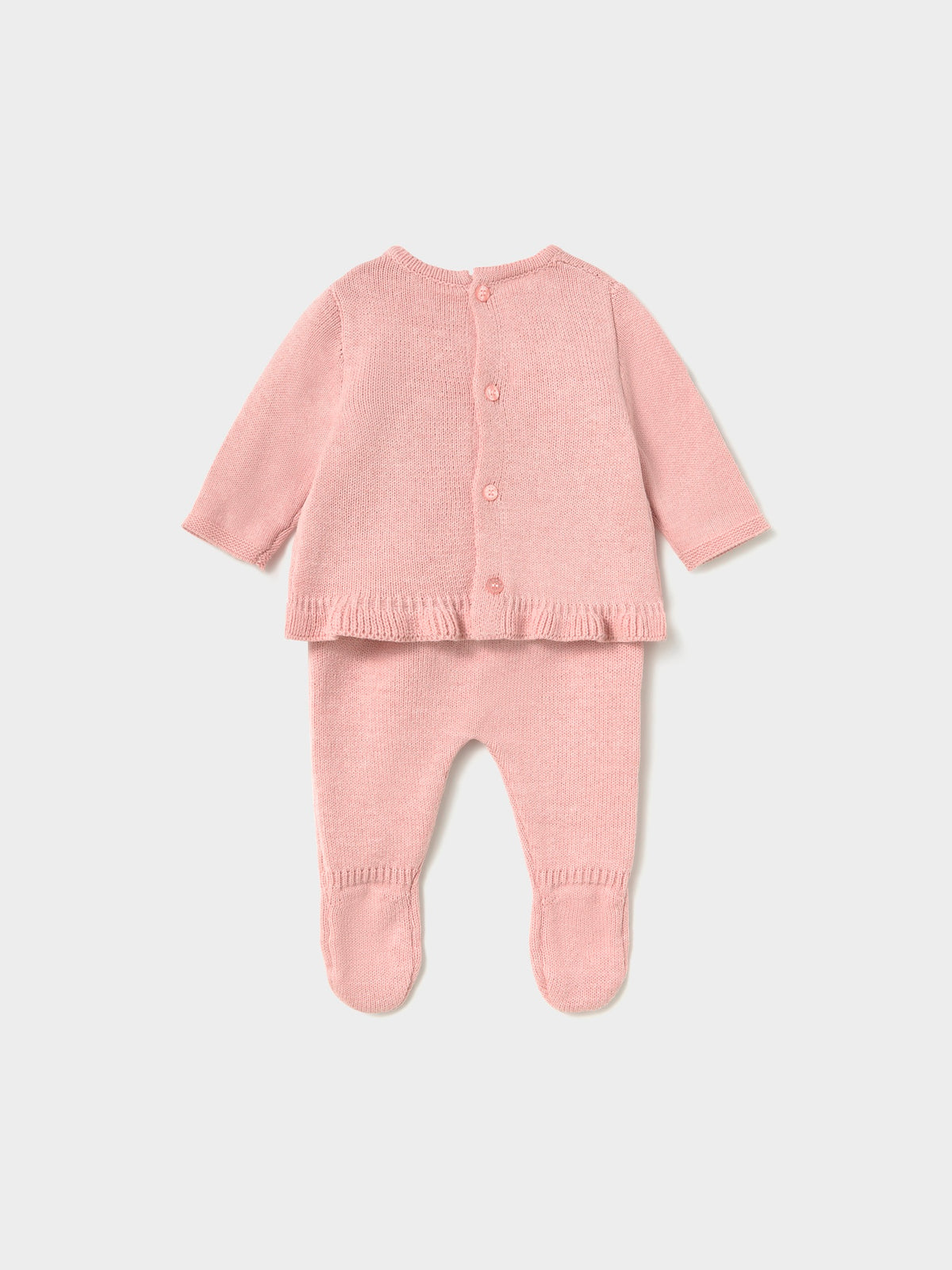 Conj.polainas tricot Rosa b vig (Rosa Bébé)  para Bebé Menina - Mayoral
