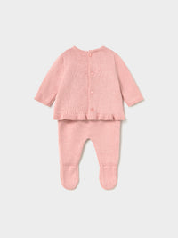 Conj.polainas tricot Rosa b vig (Rosa Bébé)  para Bebé Menina - Mayoral