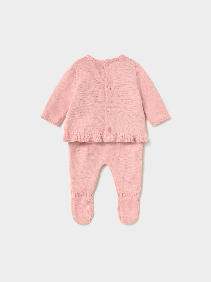 Conj.polainas tricot Rosa b vig (Rosa Bébé)  para Bebé Menina - Mayoral