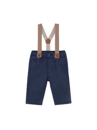 Calça suspensórios Azul navy (Marinho)  para Bebé Menino - Mayoral