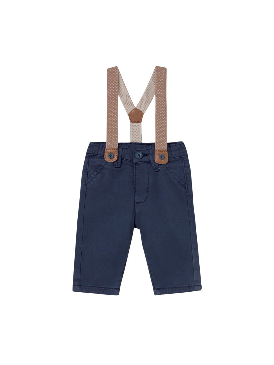 Calça suspensórios Azul navy (Marinho)  para Bebé Menino - Mayoral