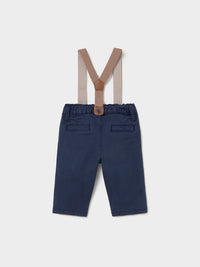 Calça suspensórios Azul navy (Marinho)  para Bebé Menino - Mayoral