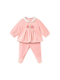 Conj.polaina Rosa baby (Rosa Bébé)  para Bebé Menina - Mayoral
