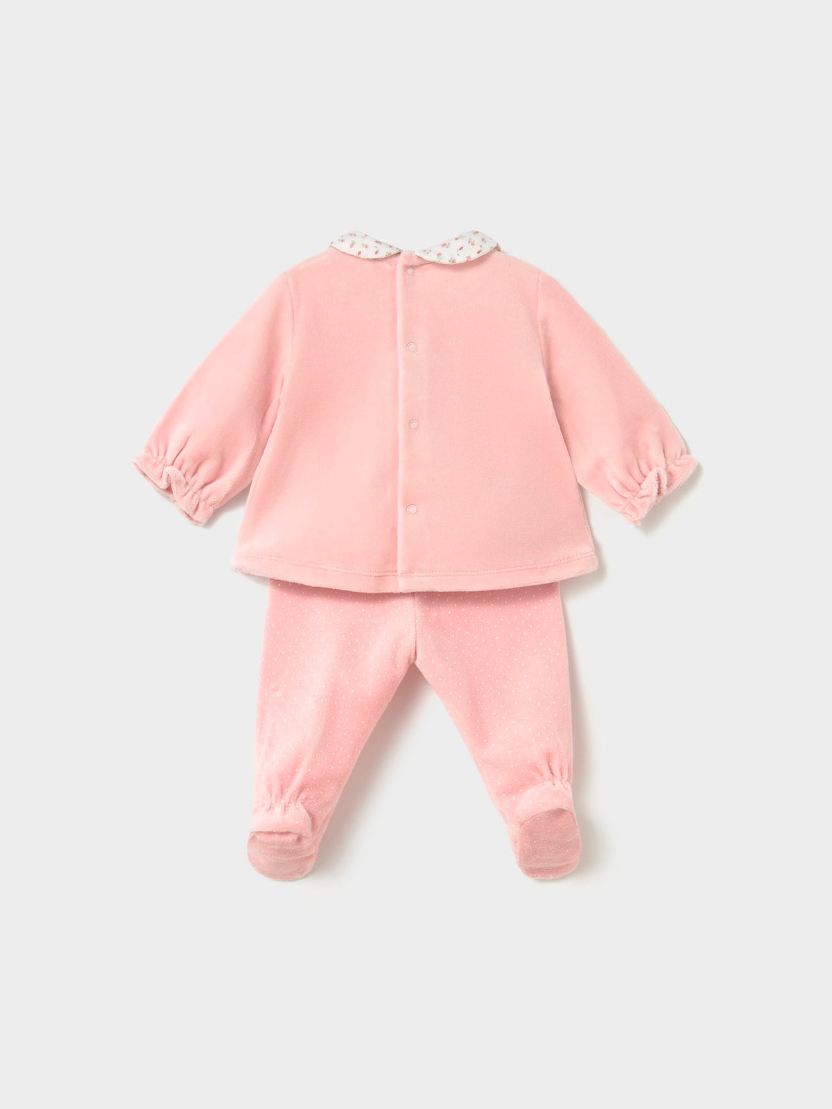 Conj.polaina Rosa baby (Rosa Bébé)  para Bebé Menina - Mayoral