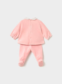 Conj.polaina Rosa baby (Rosa Bébé)  para Bebé Menina - Mayoral
