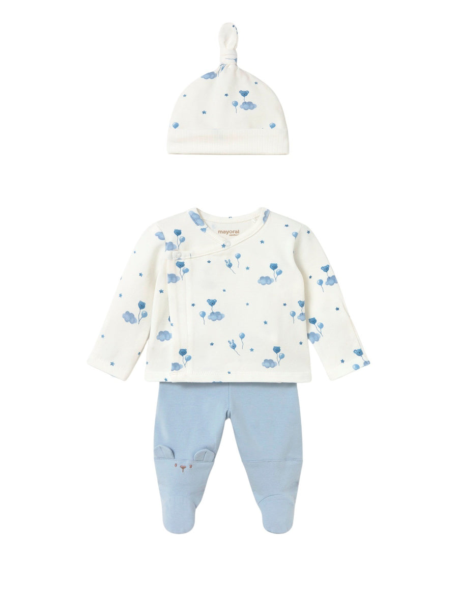 Set de prenda conj. polaina Azul céu (Celeste)  para Bebé Menino - Mayoral