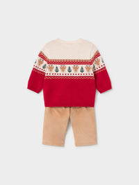 Conj. calça jersey Red (Vermelho)  para Bebé Menino - Mayoral