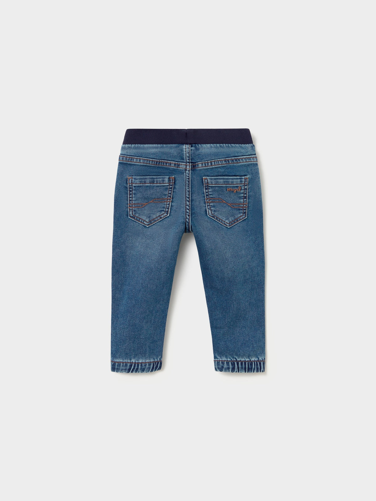 Calça soft denim jogger Base (Ganga)  para Bebé Menino - Mayoral