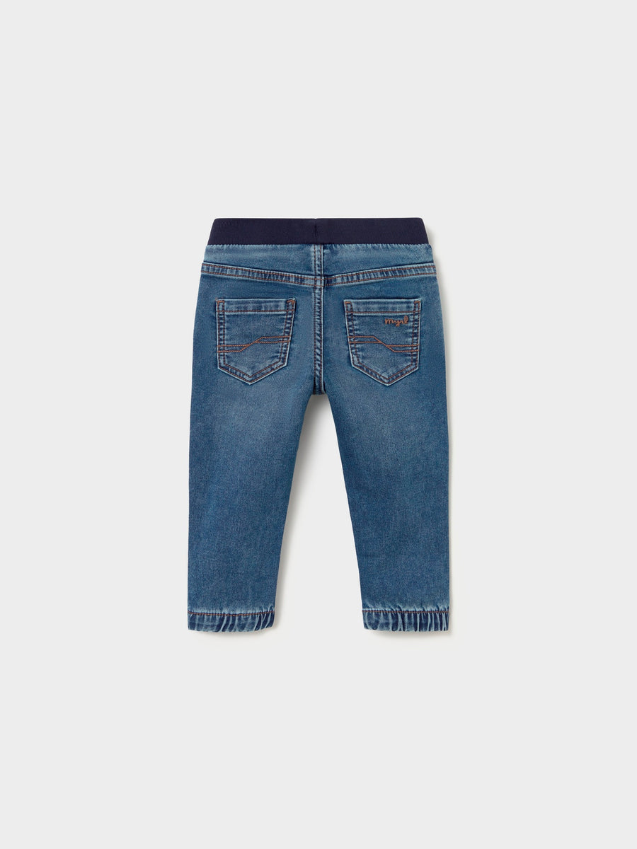 Calça soft denim jogger Base (Ganga)  para Bebé Menino - Mayoral