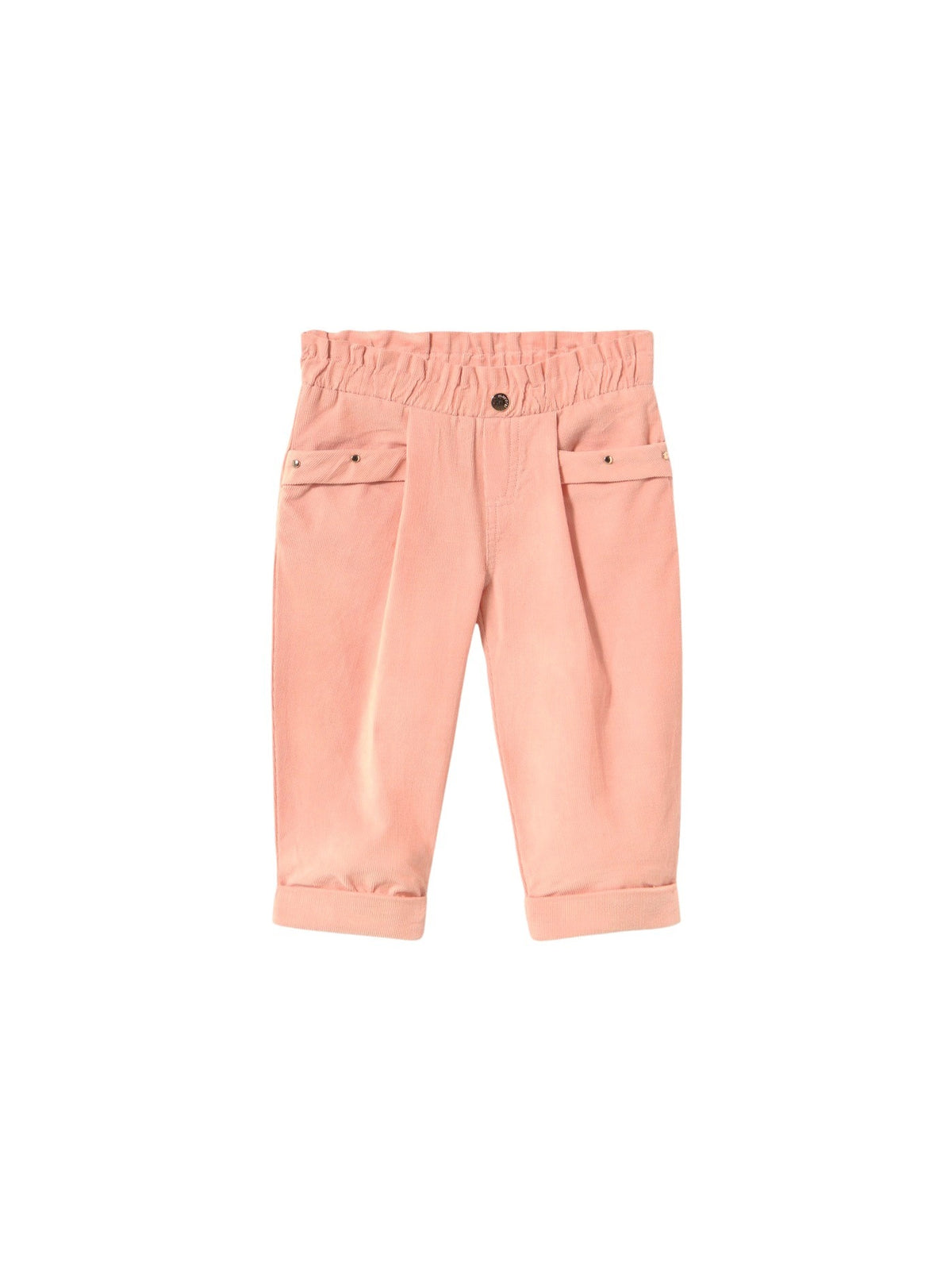 Calça bombazina fina Petisui (Rosa Bébé)  para Bebé Menina - Mayoral
