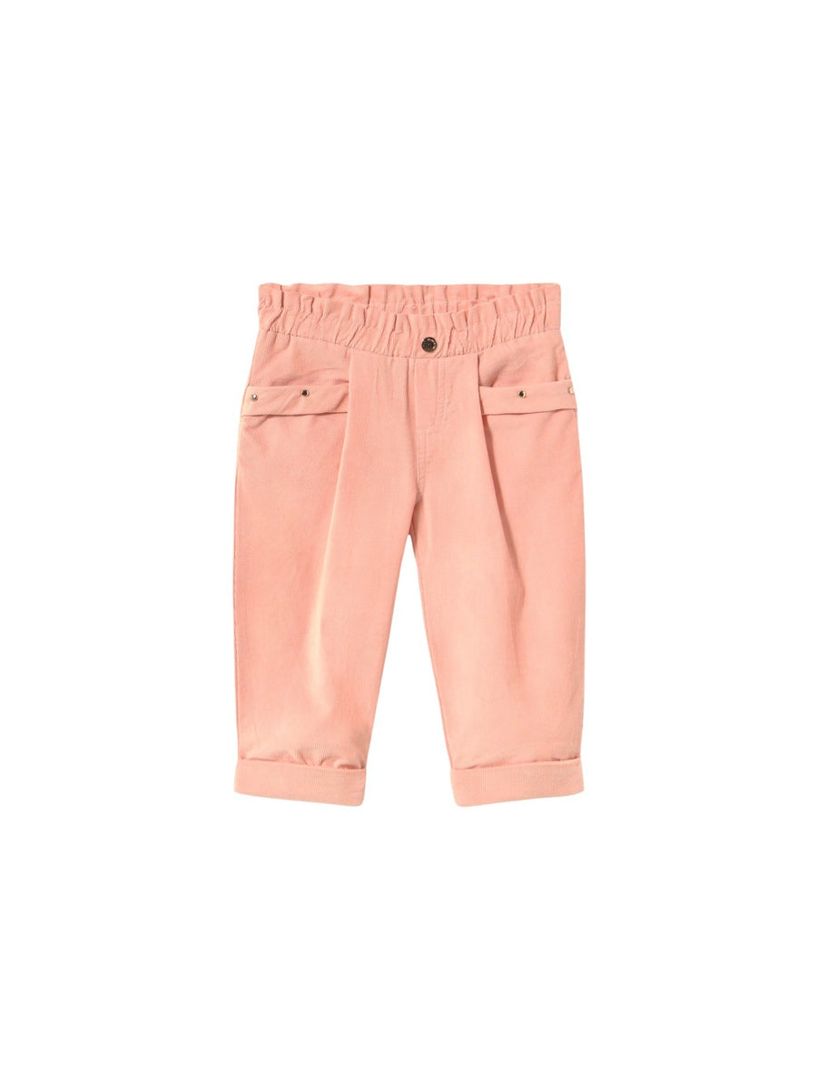 Calça bombazina fina Petisui (Rosa Bébé)  para Bebé Menina - Mayoral