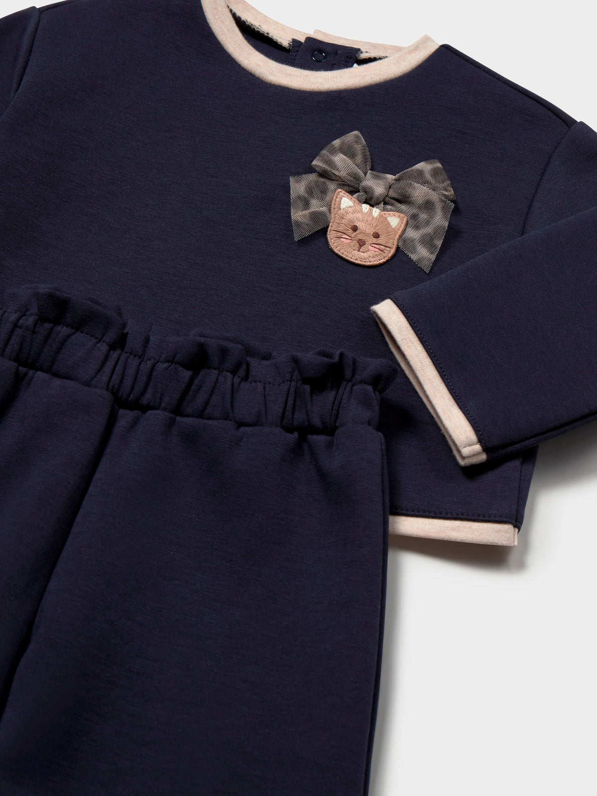 Conj. calça Marinho (Marinho)  para Bebé Menina - Mayoral