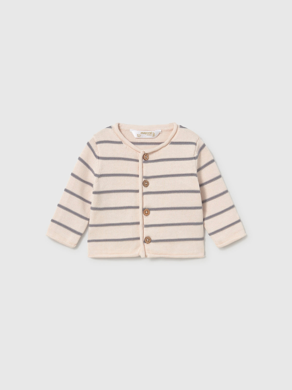 Conj. jardineira tricot Cinza (Cinza)  para Bebé Menino - Mayoral
