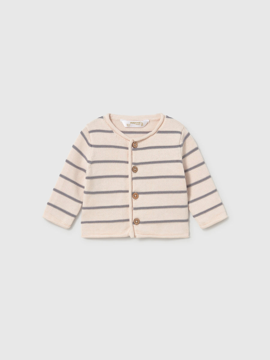 Conj. jardineira tricot Cinza (Cinza)  para Bebé Menino - Mayoral
