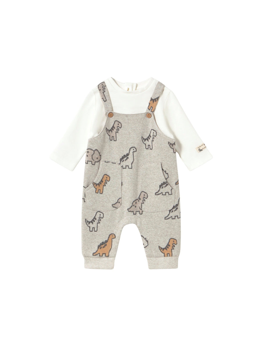 Fato bebé jacquard Mámore vig (Cinza)  para Bebé Menino - Mayoral