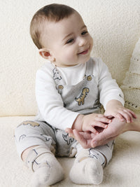 Fato bebé jacquard Mámore vig (Cinza)  para Bebé Menino - Mayoral