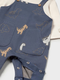Fato bebé jacquard Azul escur (Marinho)  para Bebé Menino - Mayoral