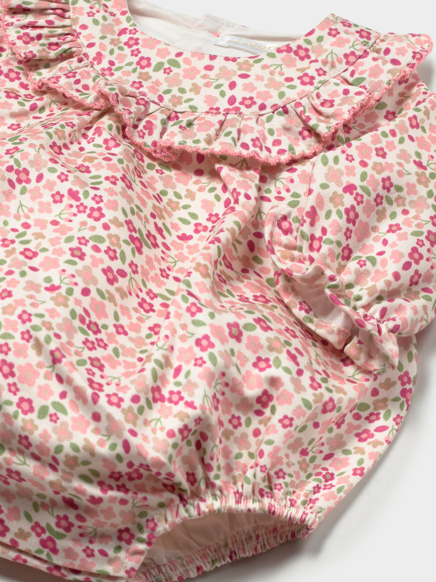 Conj. fato bebé e meia calça Rosa baby (Rosa Bébé)  para Bebé Menina - Mayoral
