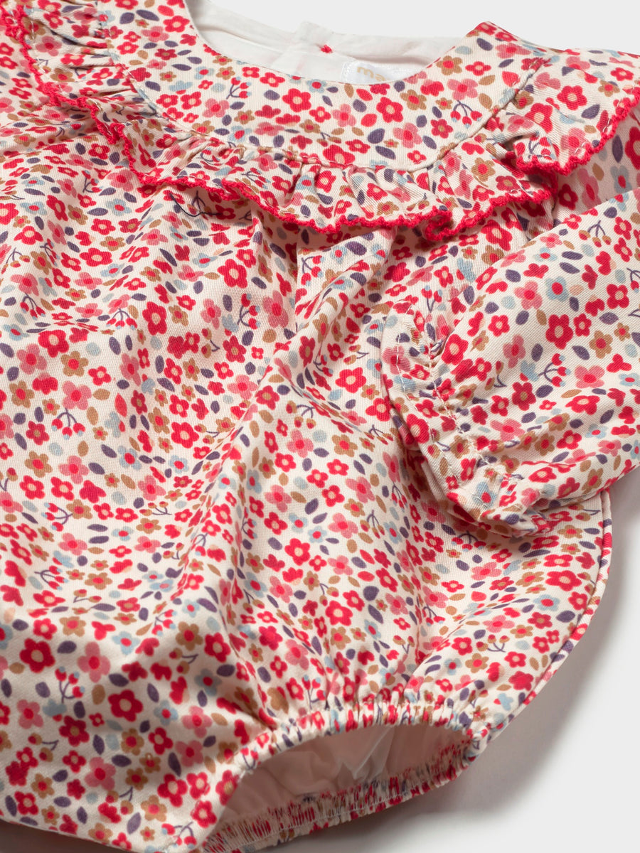 Conj. fato bebé e meia calça Red (Vermelho)  para Bebé Menina - Mayoral