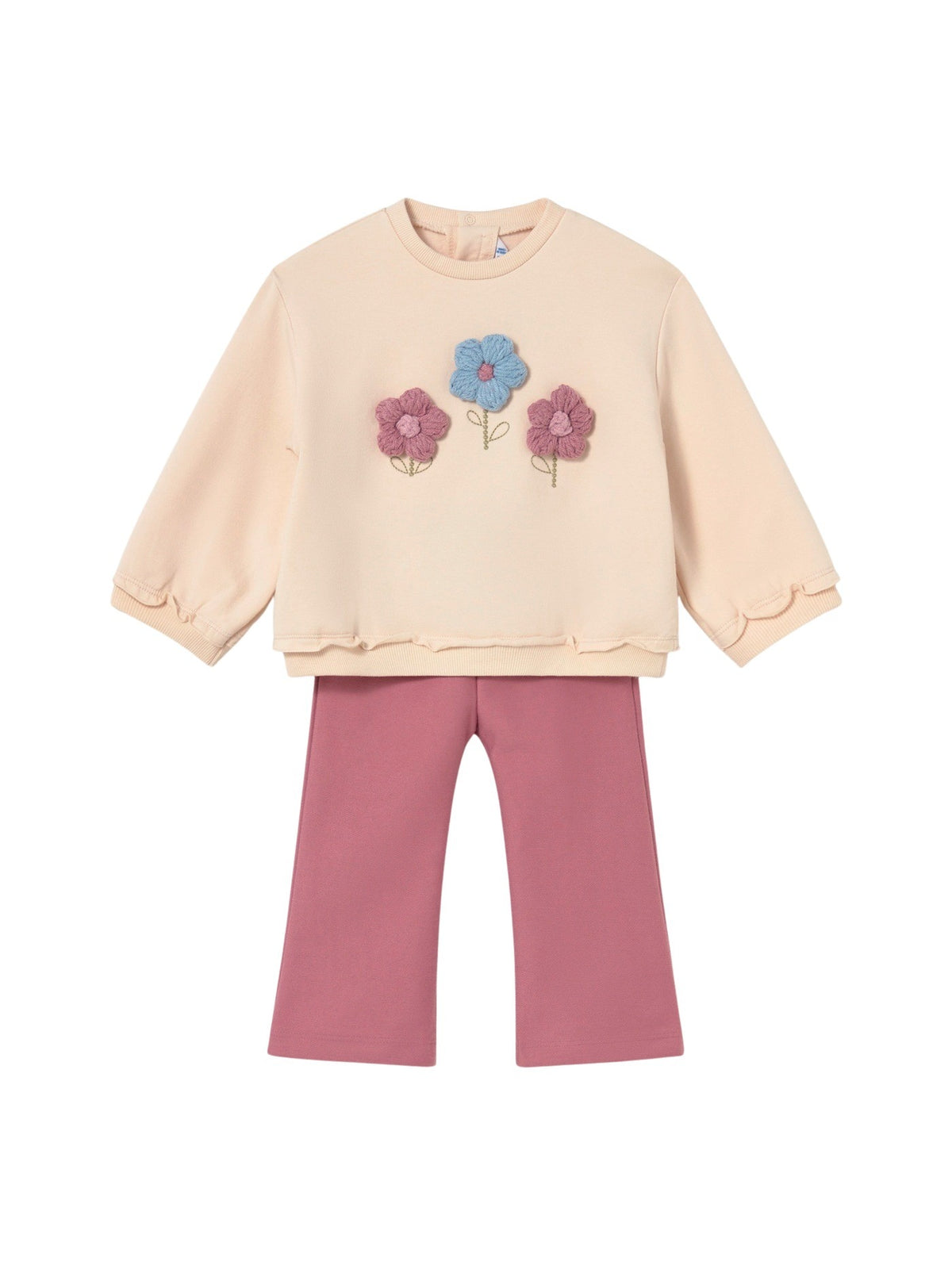 Conj. leggings sweat Violeta (Violeta)  para Bebé Menina - Mayoral